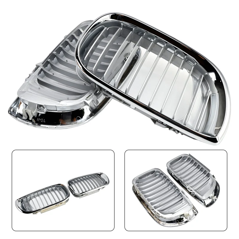Grille Calandre Avant Chromée BMW E46 4 Portes 2002-2005