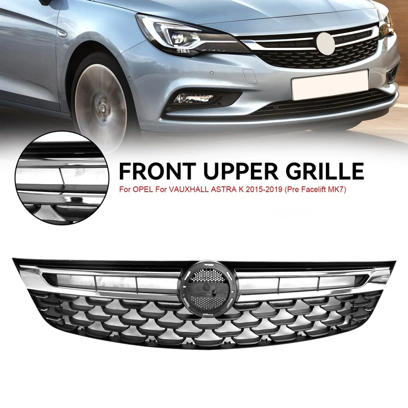 Grille Avant Noir Chrome Opel Astra K 2015-2019
