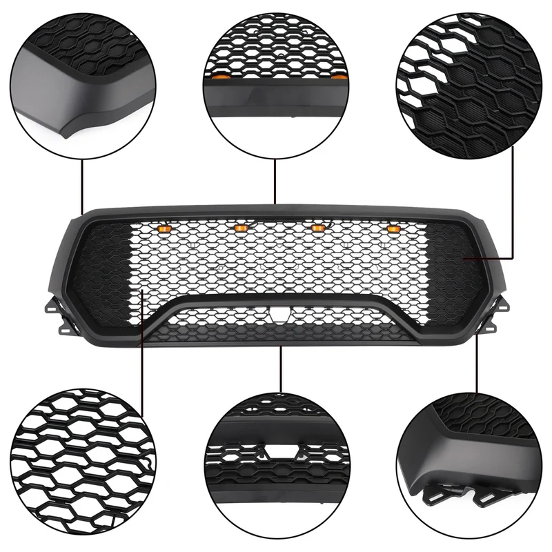 Grille Capot TRX Dodge Ram 1500 2019-2022 Nid d'Abeille