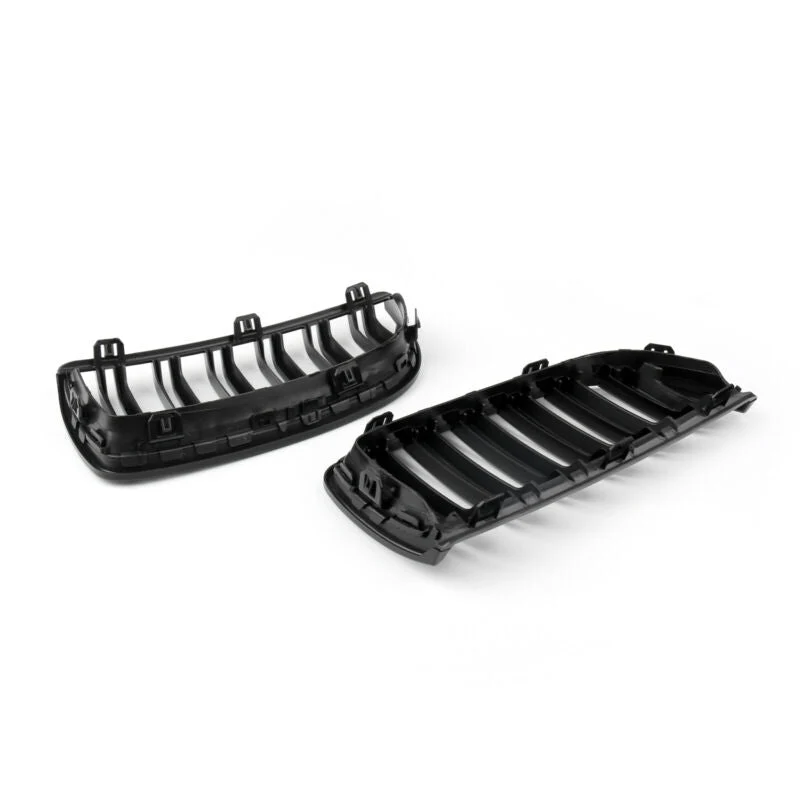 Calandre Double Lame BMW E90 2004-2007 Noir Brillant