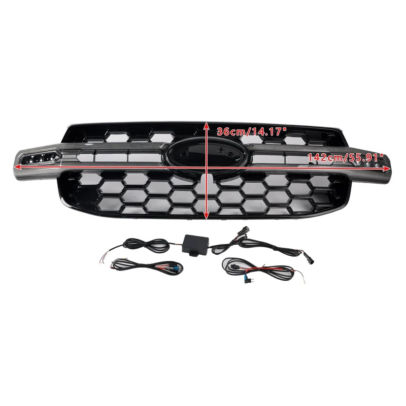 Grille Ford Ranger T9 Next Gen 2023-2024 LED