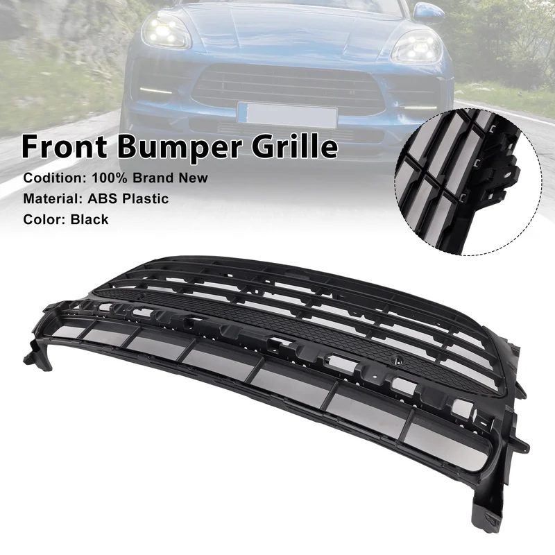 Grille Pare-Chocs Porsche Macan Noire 2019-2021