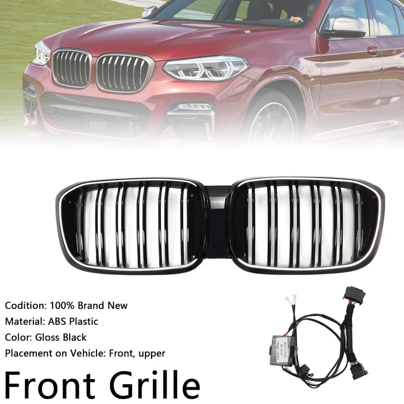 Calandre Maille BMW X3 X4 G01 G02 Noir 2018-2021 v4