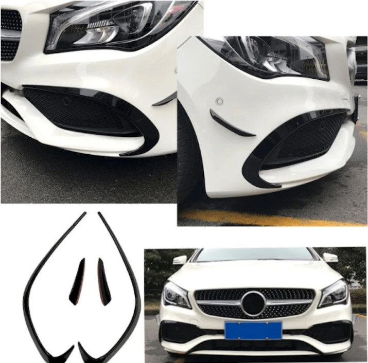 Rajout De Pare Choc Avant Mercedes CLA C117 Facelift Noir