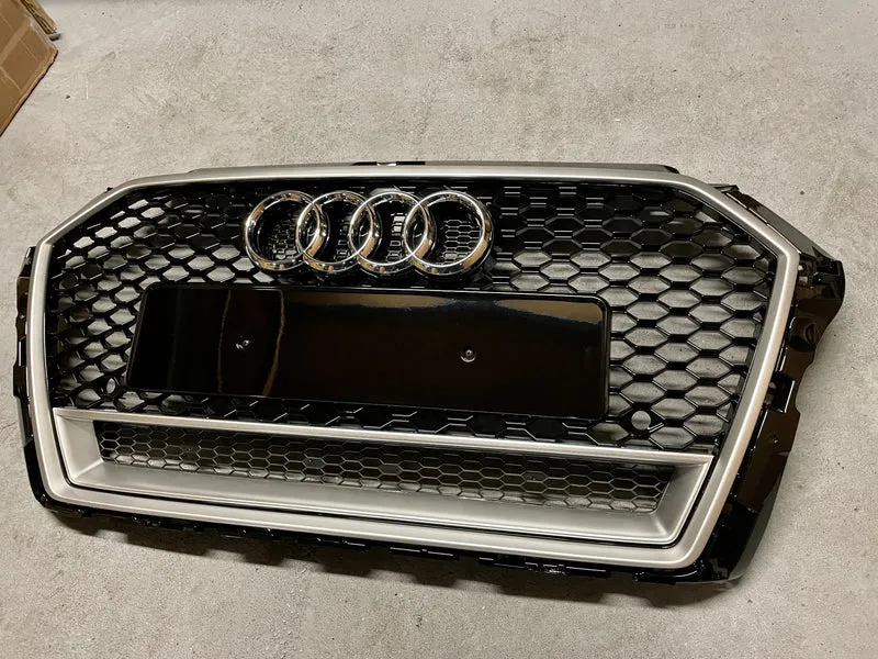 Calandre Audi A3 8V Look RS3 Silver (16-19)