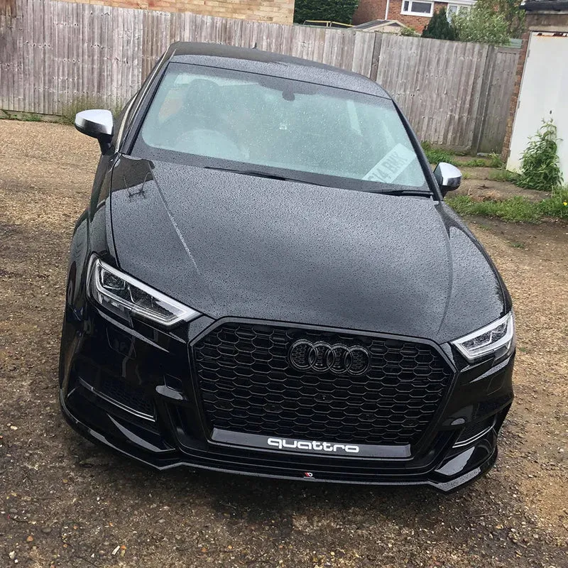 Calandre Audi A3 8V Look RS3 Noir 2016 à 2019