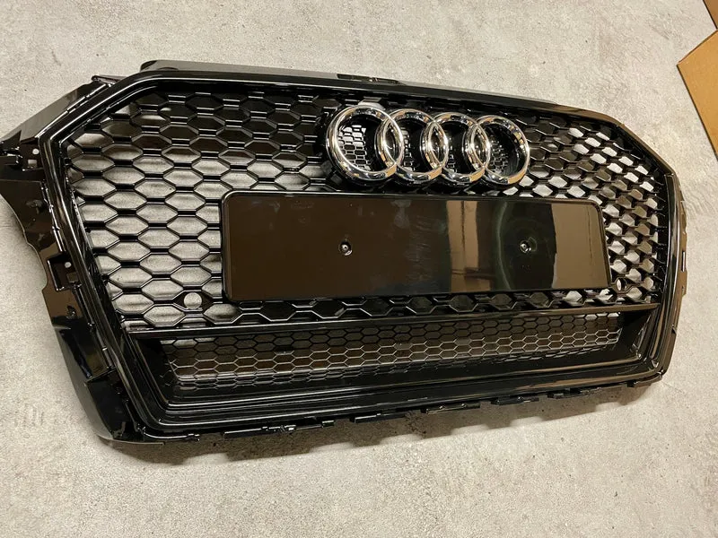 Calandre Audi A3 8V Look RS3 Noir 2016 à 2019