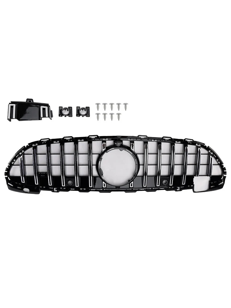 Grille Pare-Chocs Avant GT-R Mercedes W206 2022-2023 Noir Chrome