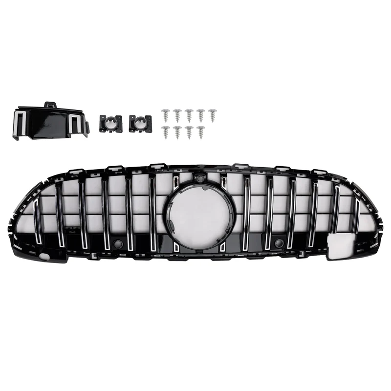 Grille Pare-Chocs Avant GT-R Mercedes W206 2022-2023 Noir Chrome