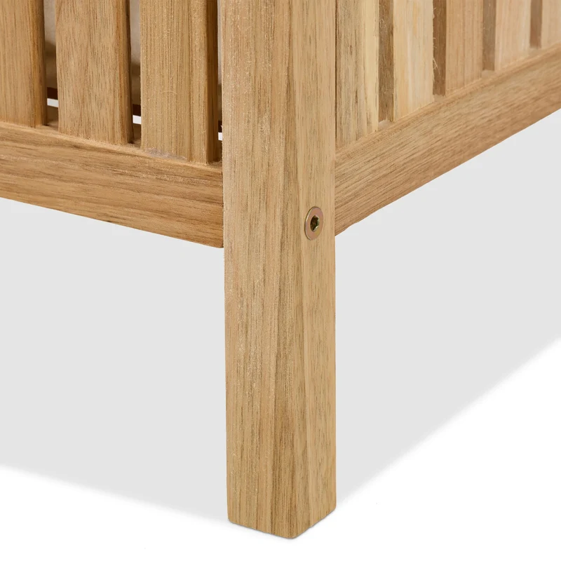 Tabouret de salle de bain rangement coussin moelleux 45 x 40 x 40 cm en bois marron 13_0016420