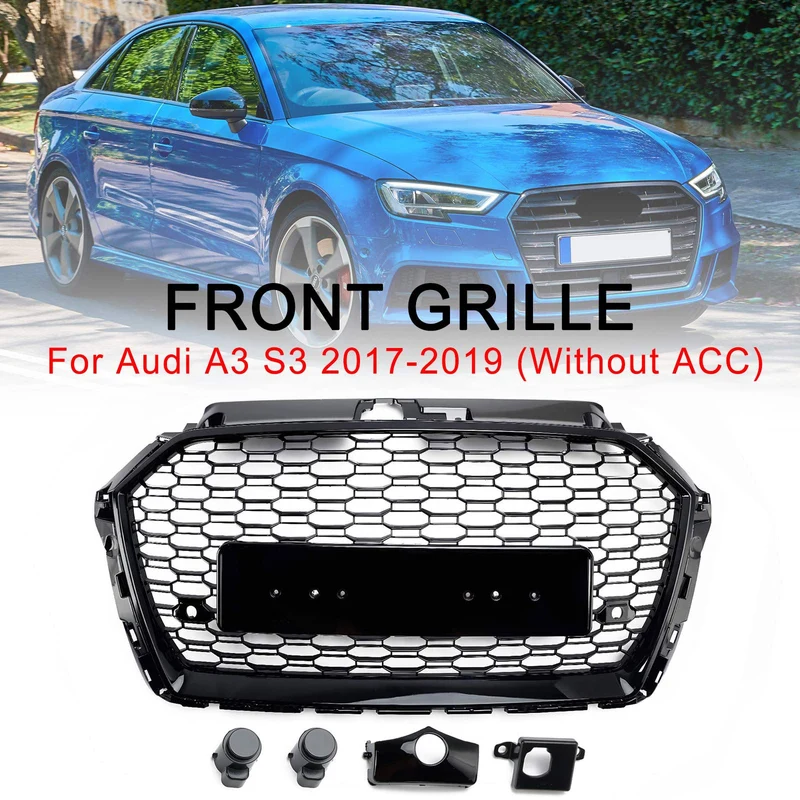 Grille Pare-Chocs Nid Abeille RS3 Audi A3 8V 2017-2019