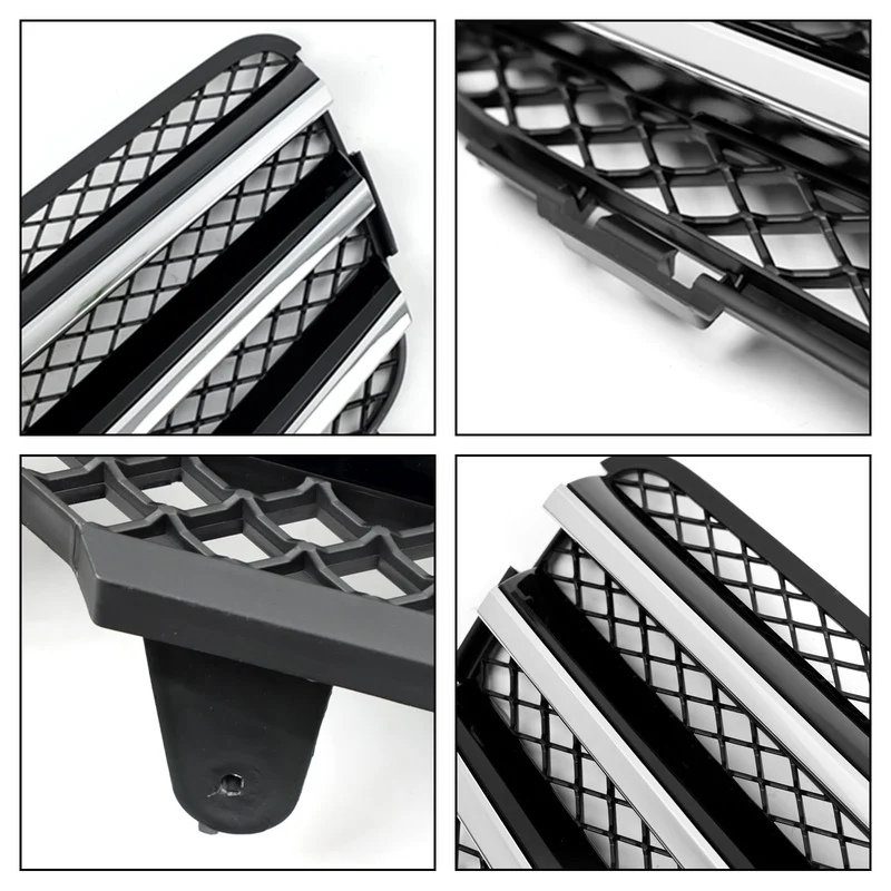 Grille Pare-Chocs Chrome Noir Mercedes Classe R W251 2010-2013