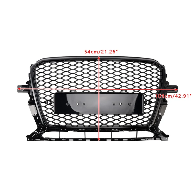 Calandre Nid d'Abeille Noir Brillant Audi Q5 2013-2017
