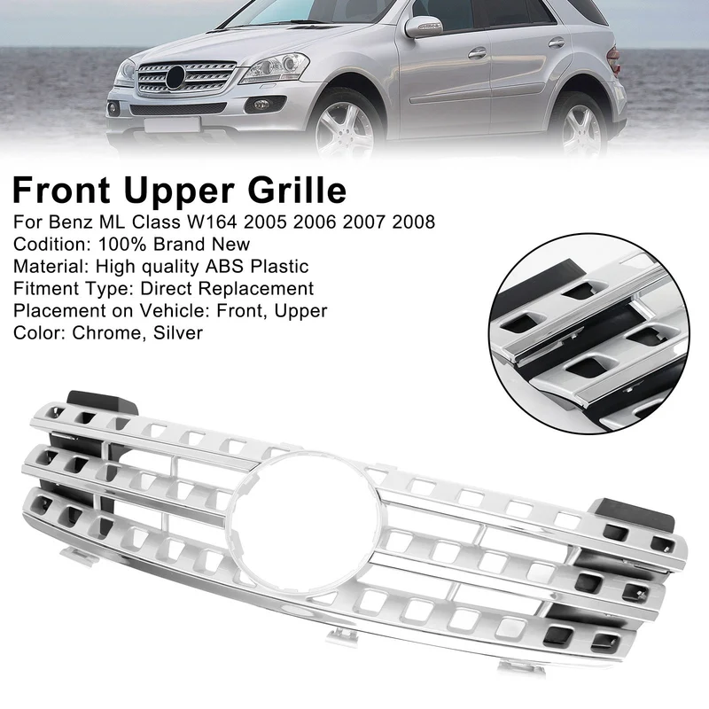 Calandre Chrome Mercedes-Benz Classe ML W164 2005-2008
