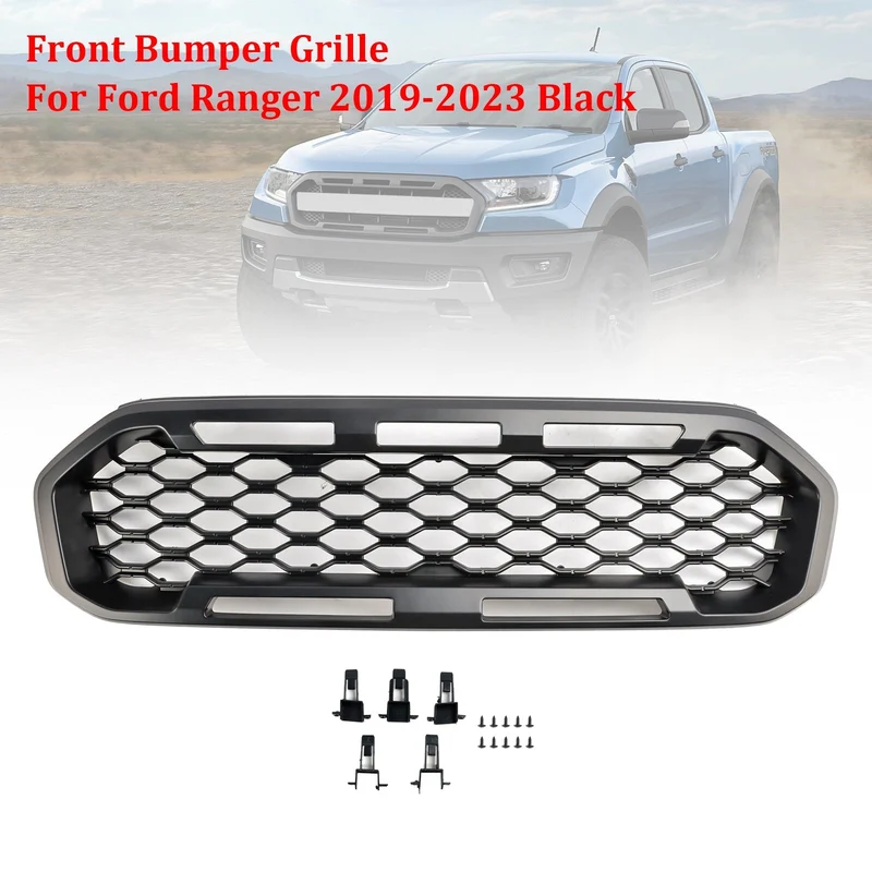 Grille Pare-Chocs Ford Ranger T8 2019-2023 Noir