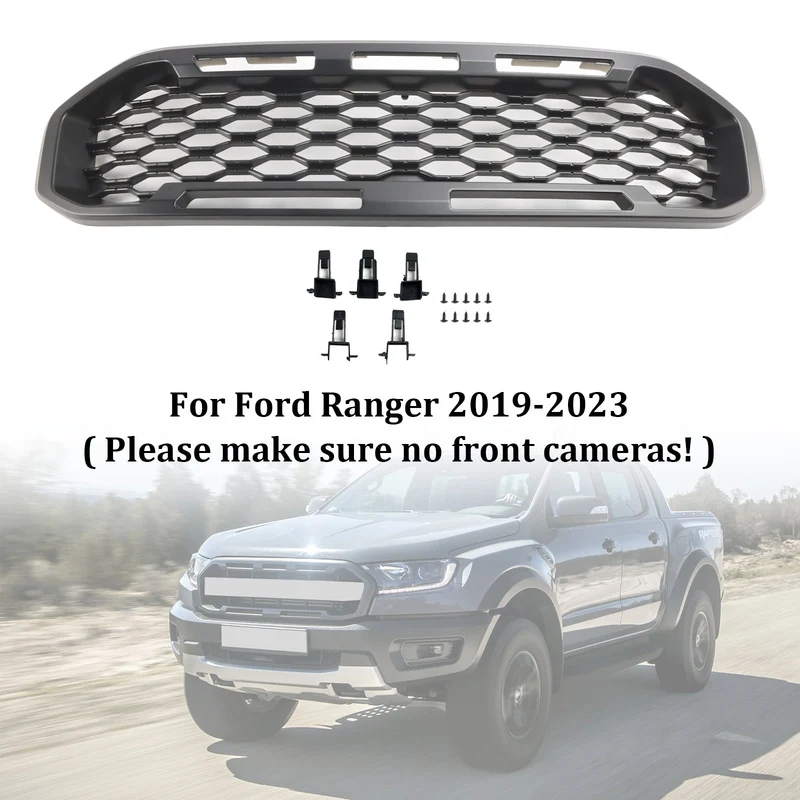 Grille Pare-Chocs Ford Ranger T8 2019-2023 Noir