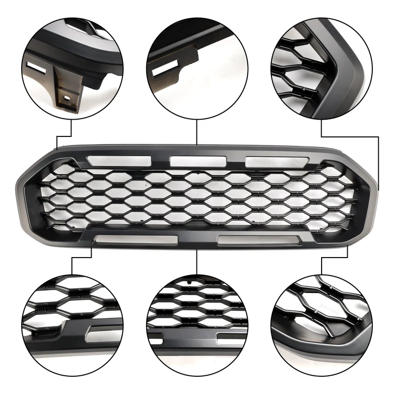 Grille Pare-Chocs Ford Ranger T8 2019-2023 Noir