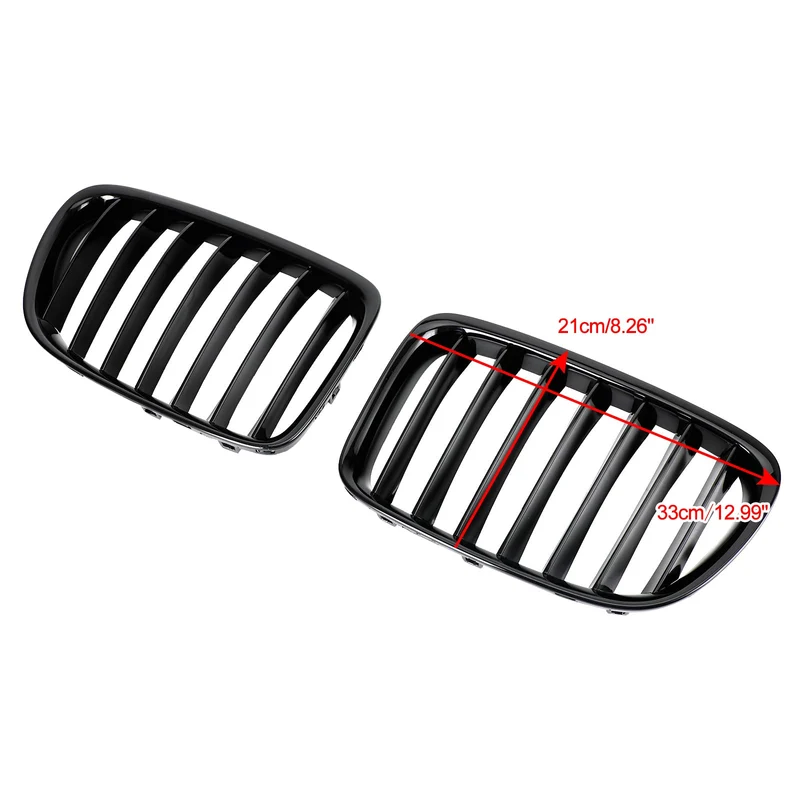 Grille BMW X1 E84 Noir Brillant 2009-2014 Capot