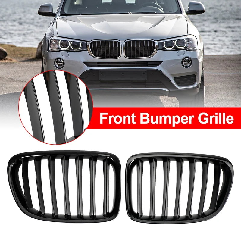Grille BMW X1 E84 Noir Brillant 2009-2014 Capot