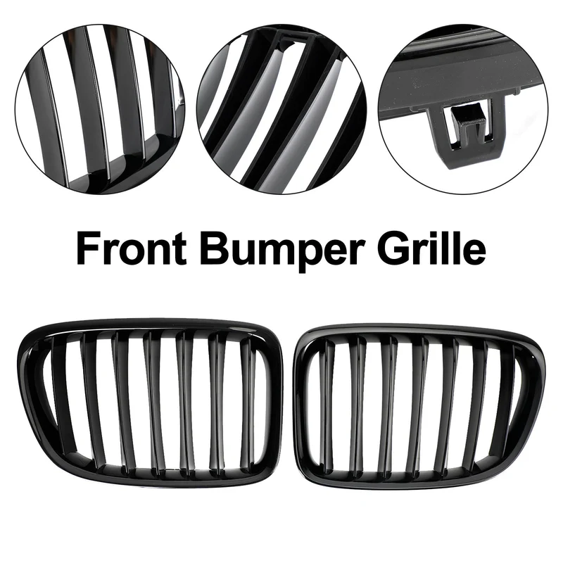Grille BMW X1 E84 Noir Brillant 2009-2014 Capot