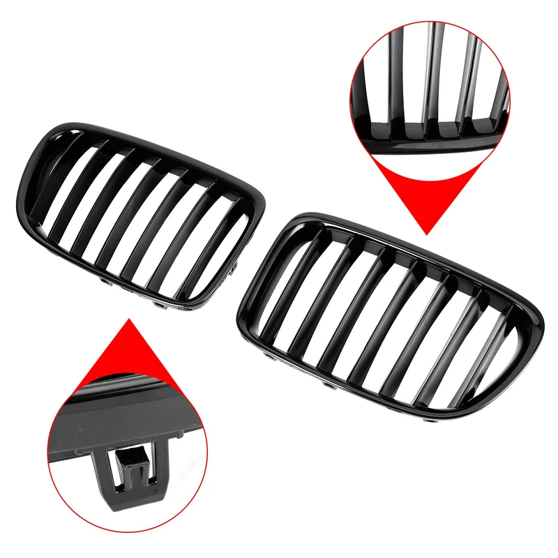Grille BMW X1 E84 Noir Brillant 2009-2014 Capot