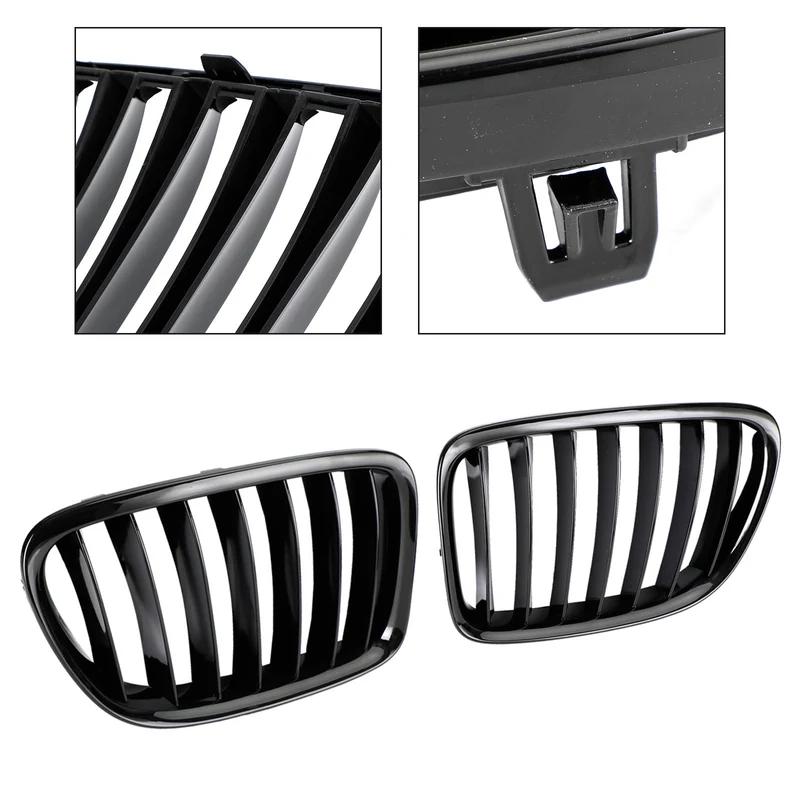 Grille BMW X1 E84 Noir Brillant 2009-2014 Capot