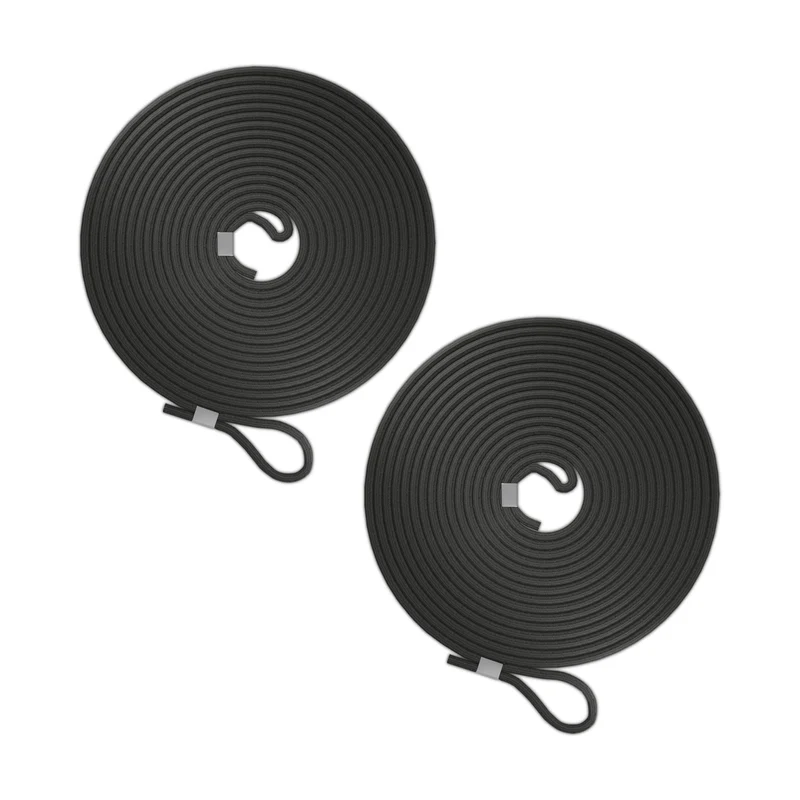 Lot de 2 tendeurs universels camping 750 cm pour fixation sécurisée en nylon noir 13_0013937