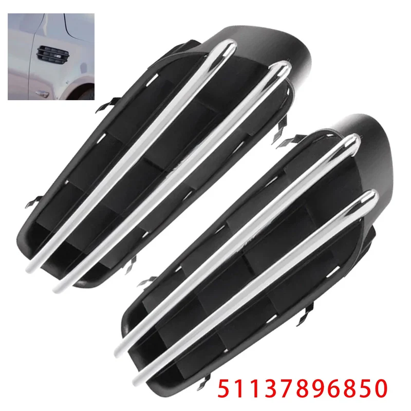 Paire Panneaux Protection Calandre BMW Série 5 E39 E60 M5 51137896850
