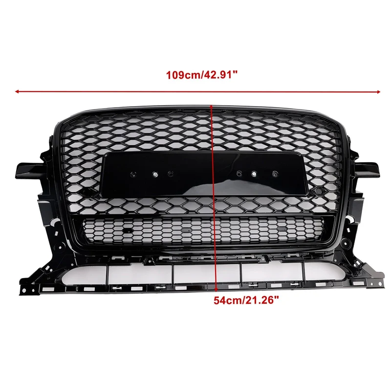 Calandre Avant Nid d'Abeille Noir Brillant Audi Q5 2013-2017