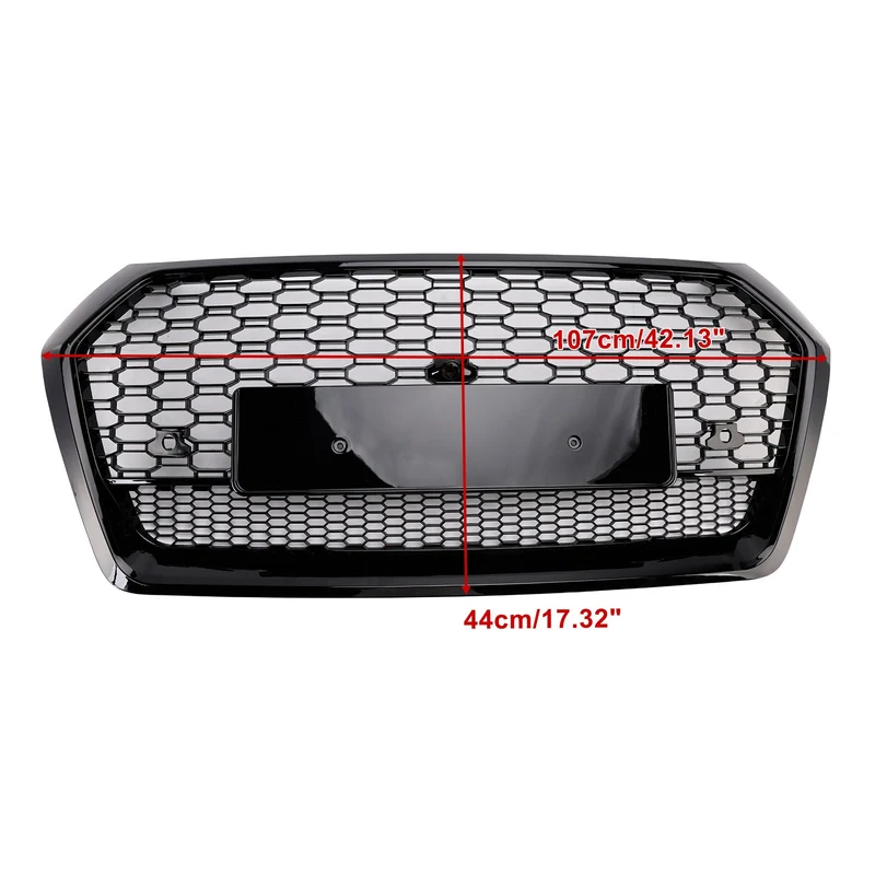 Calandre Nid d'Abeille Style RSQ5 Audi Q5 SQ5 2018-2020 Noir