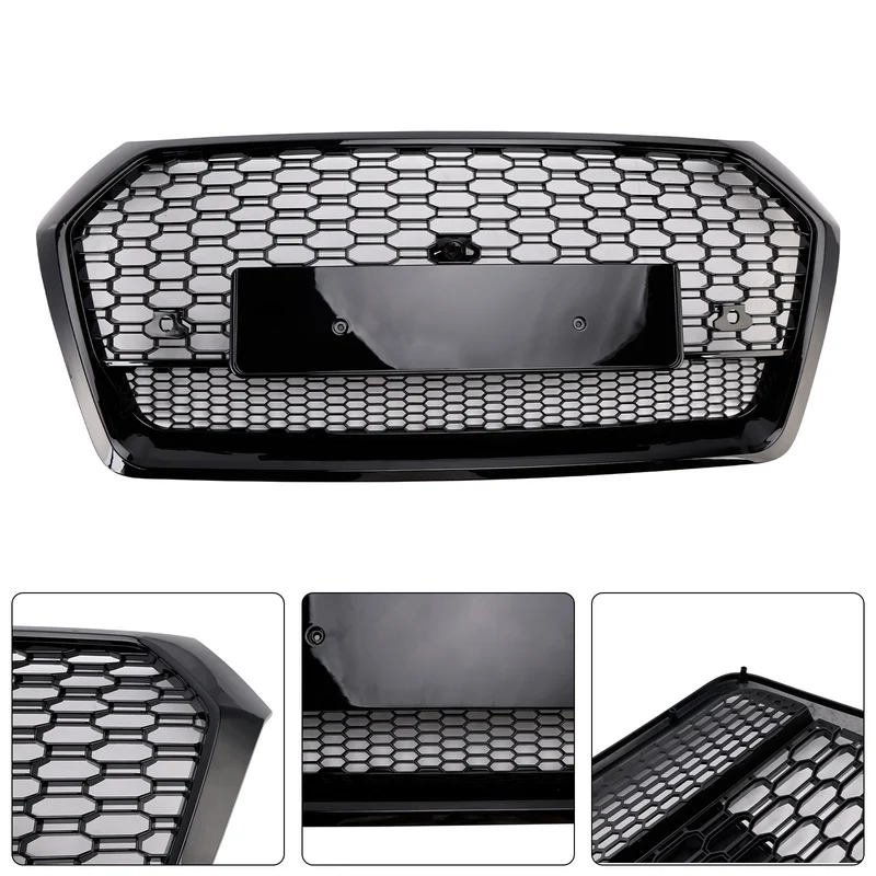 Calandre Nid d'Abeille Style RSQ5 Audi Q5 SQ5 2018-2020 Noir