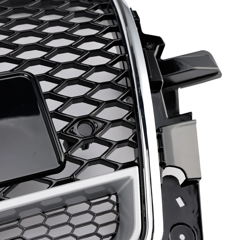 Grille Pare-Chocs Nid d'Abeille Chrome Noir Audi Q5 2013-2017