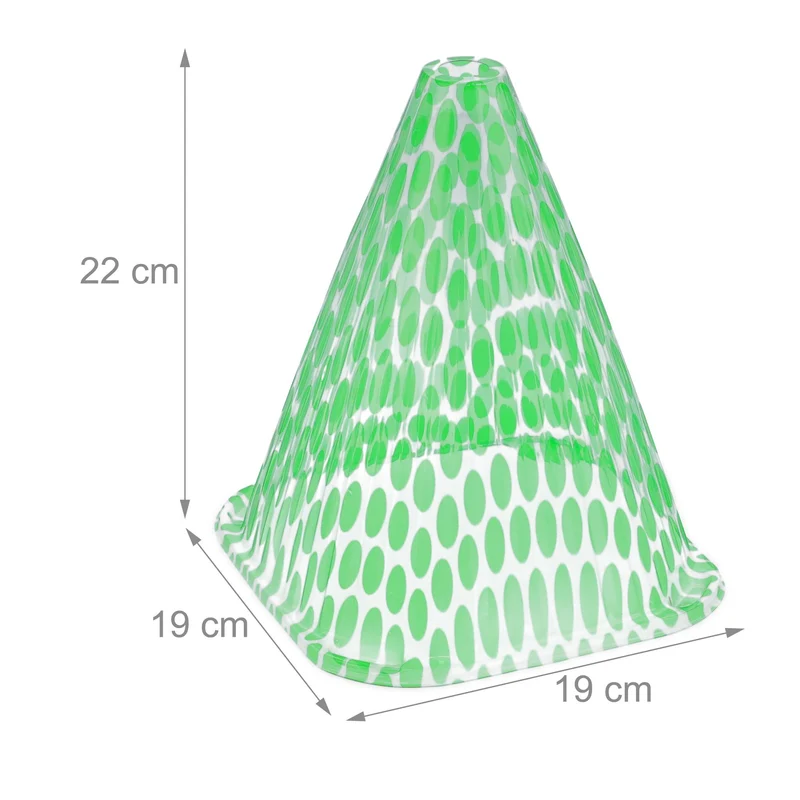 Lot de 10 cloches à salade pour jeunes plantes jardin 22 x 19 x 19 cm en plastique transparent 13_0016087