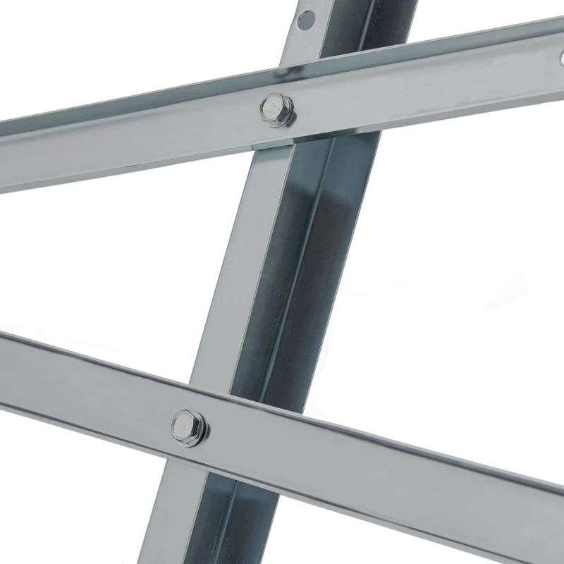 Chevalet de tronçonnage pliable pour bois environnement extérieur 60 x 70 x 100 cm en acier galvanisé 13_0016118