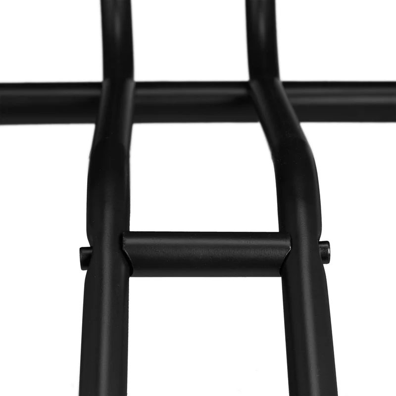 Pied d'atelier réglable pour entretien vélo avec plateau outils 150 x 50 x 50 cm en métal noir 13_0011947