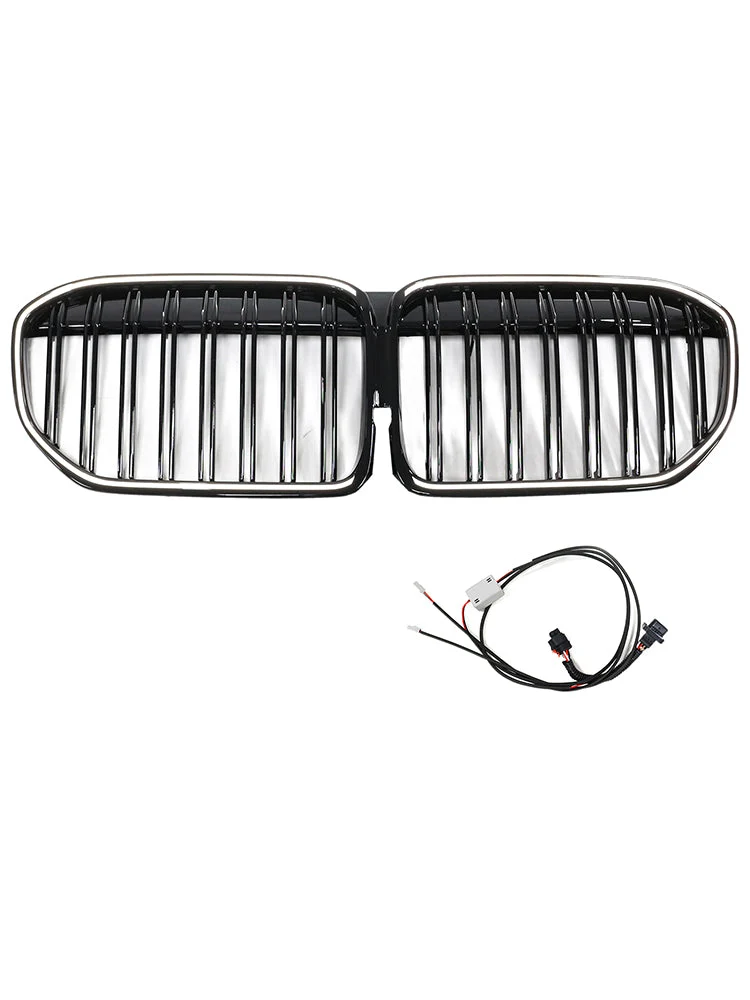 Grille BMW Série 7 G11 G12 Noir Brillant 2019-2022 v2