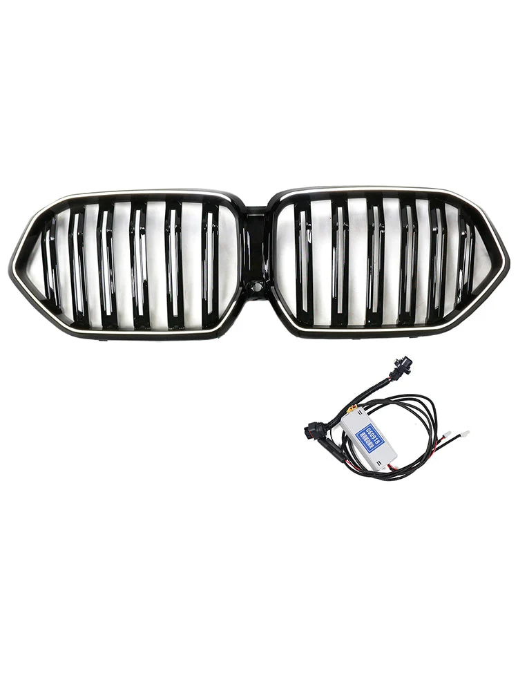 Grille BMW X6 G06 M60i Double Lamelles Noir 2023-2025