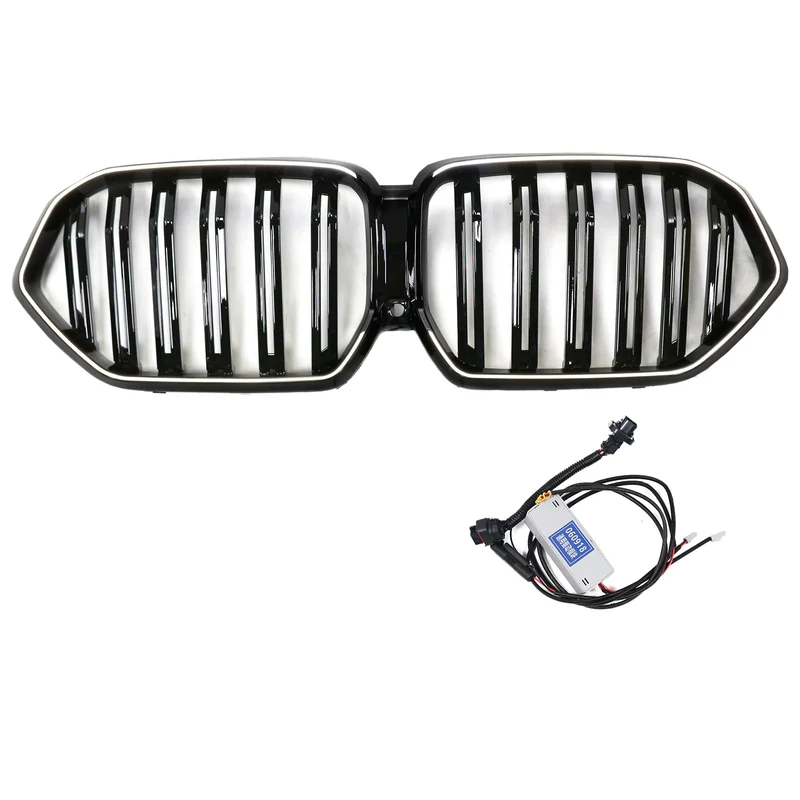 Grille BMW X6 G06 M60i Double Lamelles Noir 2023-2025
