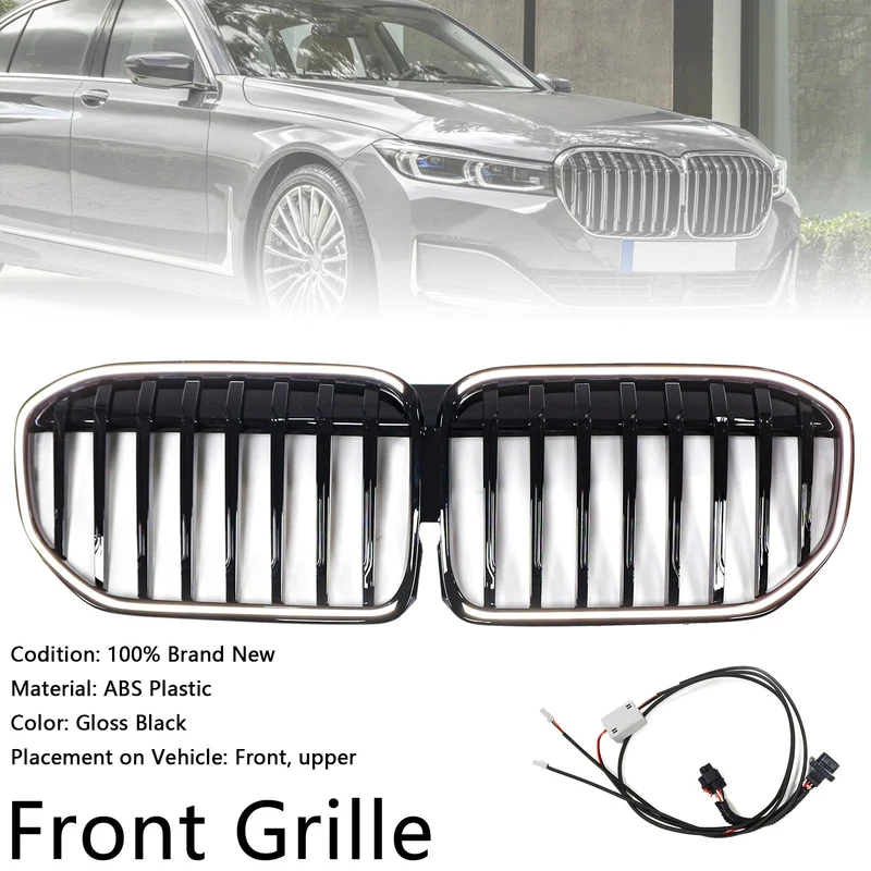 Grille BMW Série 7 G11 G12 Noir Brillant 2019-2022