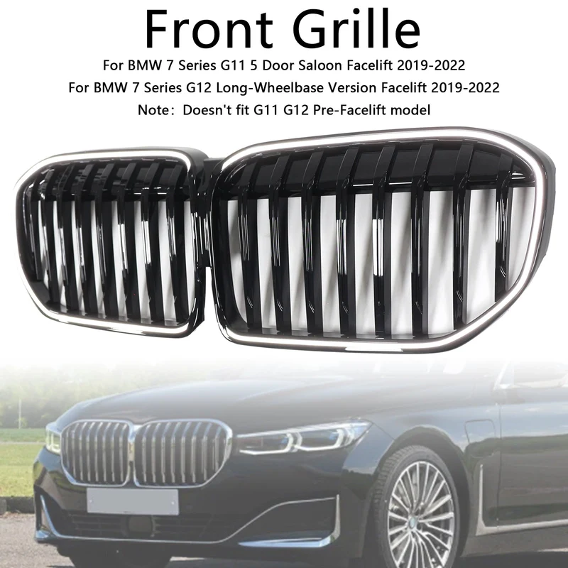 Grille BMW Série 7 G11 G12 Noir Brillant 2019-2022