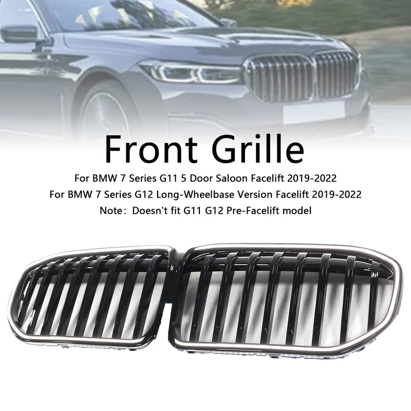 Grille BMW Série 7 G11 G12 Noir Brillant 2019-2022