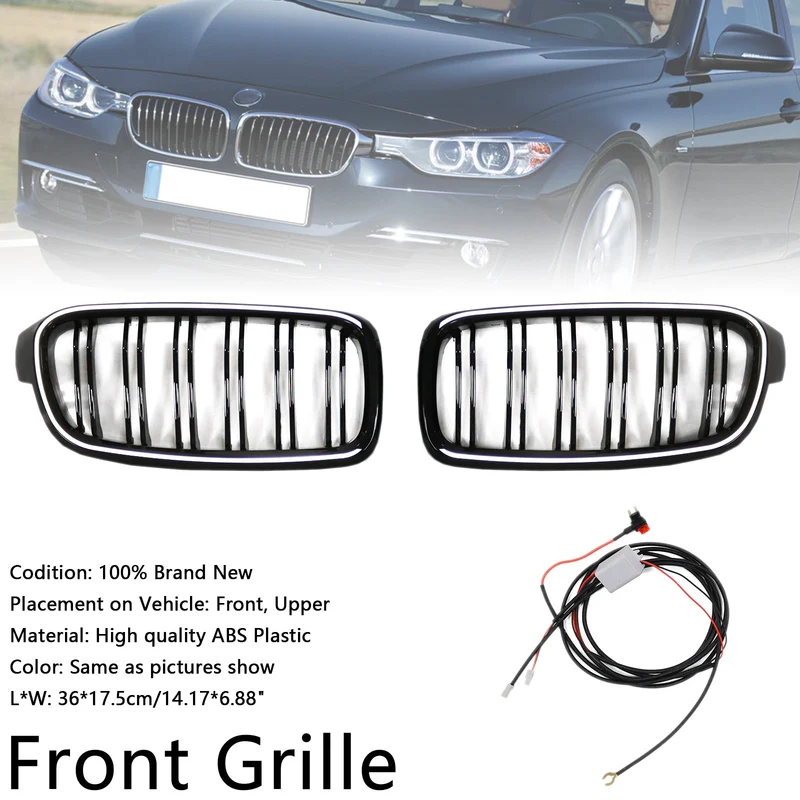 Calandre Double Lamelles BMW Série 3 F30 2012-2019