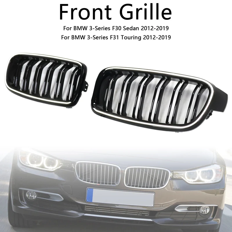 Calandre Double Lamelles BMW Série 3 F30 2012-2019