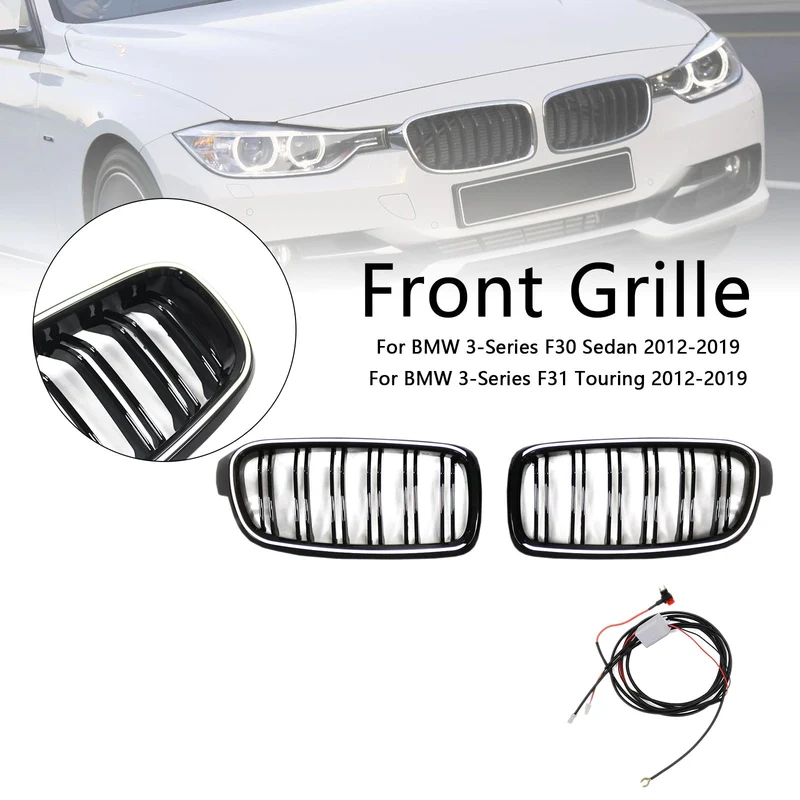 Calandre Double Lamelles BMW Série 3 F30 2012-2019