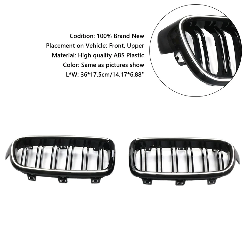 Calandre Double Lamelles BMW Série 3 F30 2012-2019