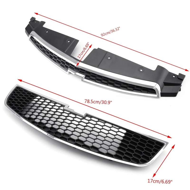 Kit Garnitures Calandre Chevrolet Cruze 2009-2015
