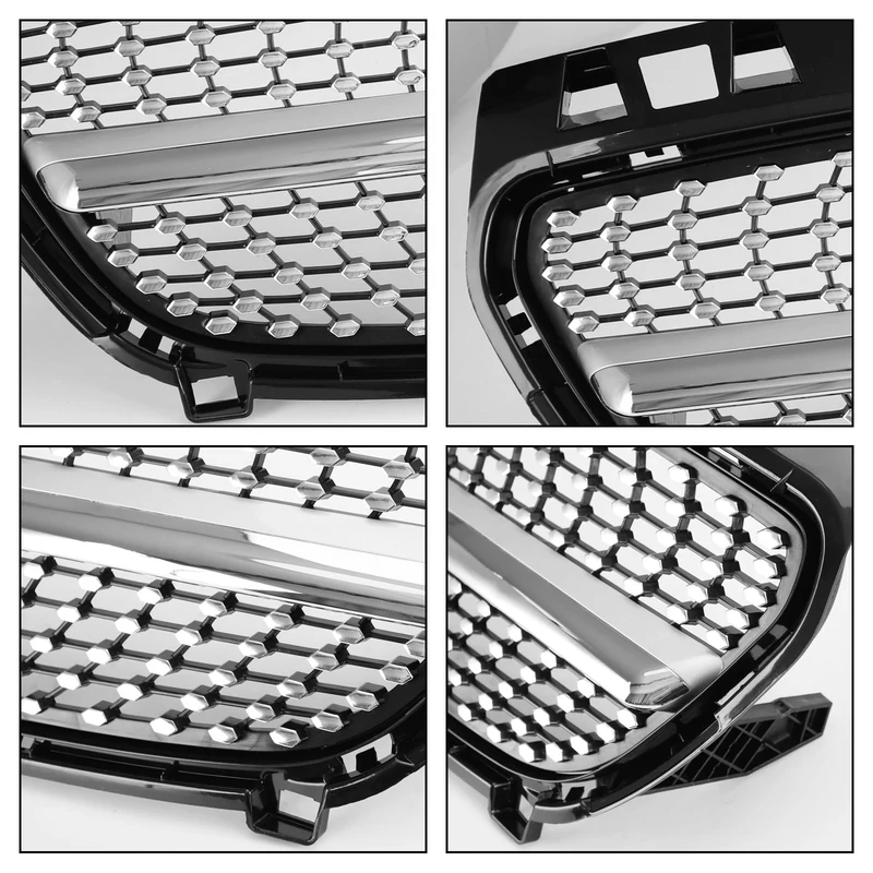 Grille Pare-Chocs Noire Brillante Mercedes Classe A W176 2013-2015