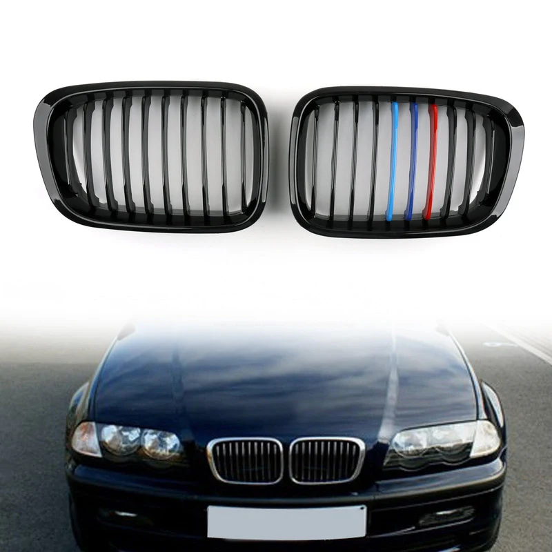 Grille Calandre Avant M-Color BMW E46 Série 3 4 Portes 1998-2001