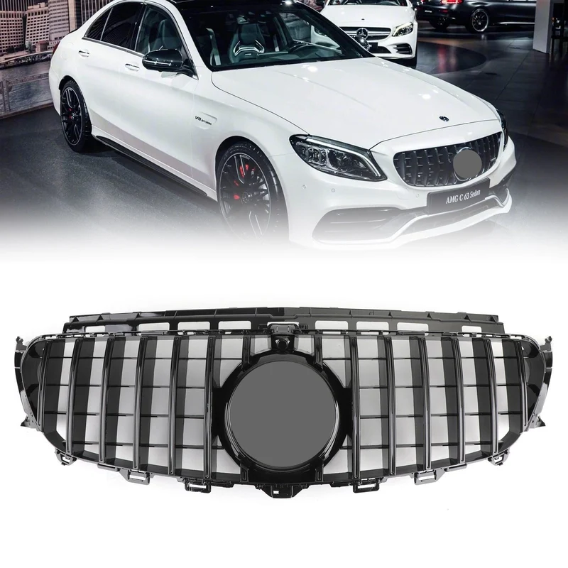 Calandre Style GTR Noir Mercedes Classe E W213 2016-2019