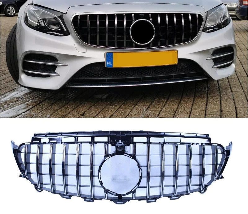 Calandre Mercedes Classe E Panamericana 2016-2020 Noir Chromé